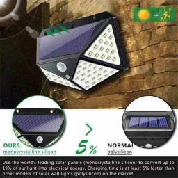 Solar Powered 100-LED Motion Activated Outdoor Light