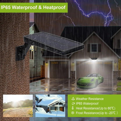 Solar Wall Light Outdoor 60LEDs PIR Motion