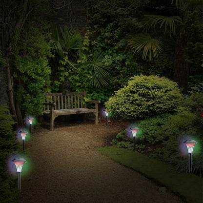 24Packs Solar Garden Lights Outdoor -Color Changing