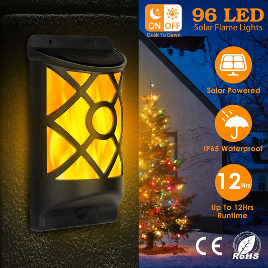 Flame Solar Lights Outdoor